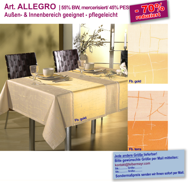 Allegro Tischdecke Tischwäsche